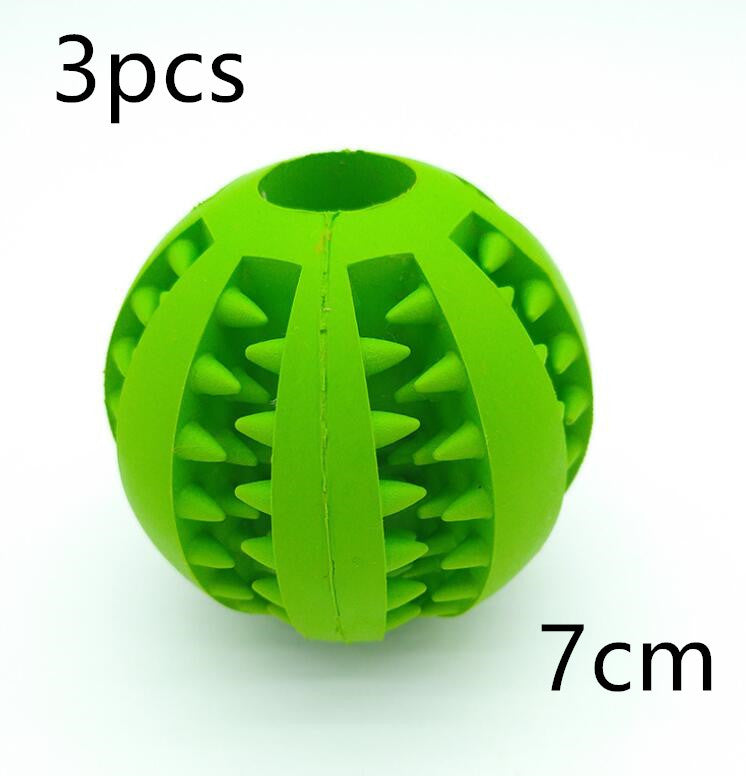 HKM-865875 Pet Slow Feeder Dog Toy Cute Funny Rubber Dog Ball Toy