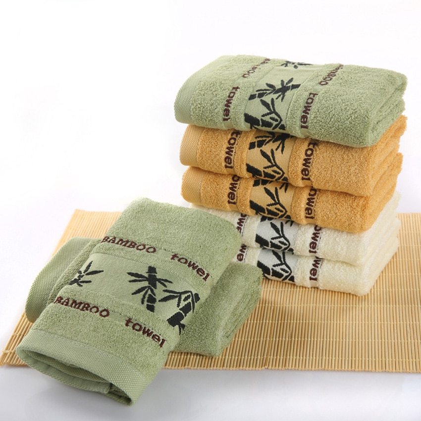 HKM-866003 Bamboo Charcoal Fiber Bath Towel Set - Soft, Quick-Drying, Water-Absorbent, Lint-Free, No Fading, Safe and Comfortable