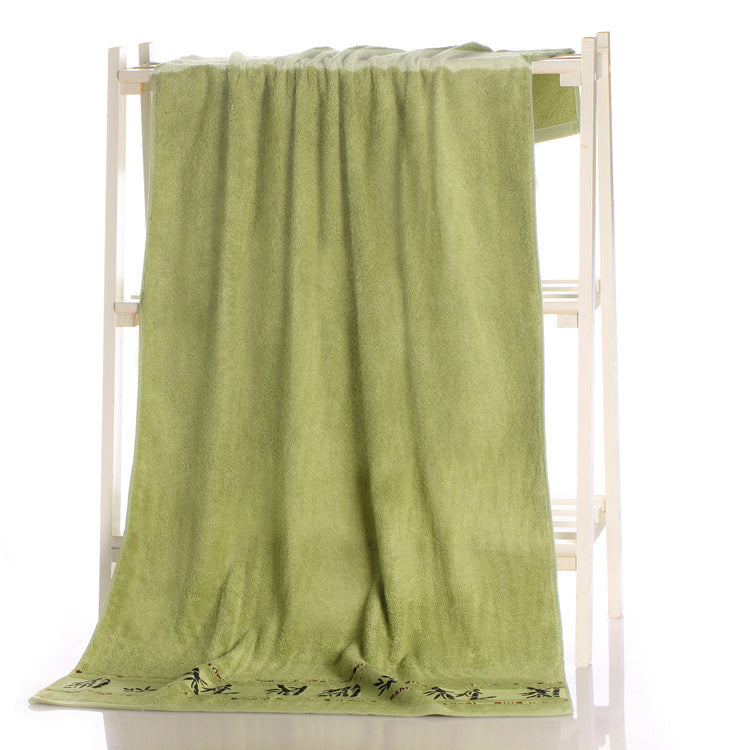 HKM-866003 Bamboo Charcoal Fiber Bath Towel Set - Soft, Quick-Drying, Water-Absorbent, Lint-Free, No Fading, Safe and Comfortable