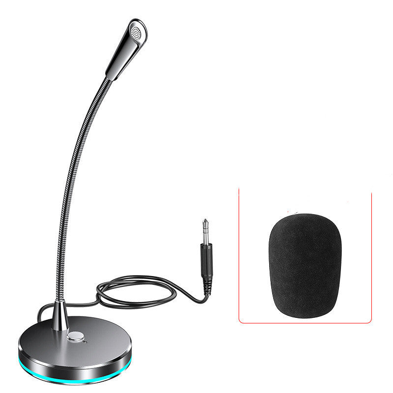KTX-866131 Wired USB Desktop Microphone for Live Conferences and Computer Use