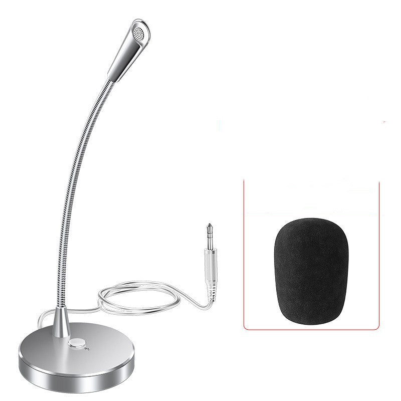 KTX-866131 Wired USB Desktop Microphone for Live Conferences and Computer Use