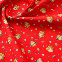 HKM-866259 Floral Cotton Fabric for Printing and Dyeing - Versatile DIY Material in Various Colors and Patterns
