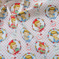 HKM-866259 Floral Cotton Fabric for Printing and Dyeing - Versatile DIY Material in Various Colors and Patterns