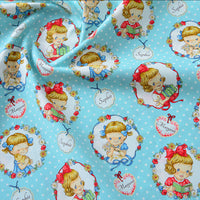 HKM-866259 Floral Cotton Fabric for Printing and Dyeing - Versatile DIY Material in Various Colors and Patterns