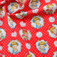 HKM-866259 Floral Cotton Fabric for Printing and Dyeing - Versatile DIY Material in Various Colors and Patterns