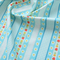 HKM-866259 Floral Cotton Fabric for Printing and Dyeing - Versatile DIY Material in Various Colors and Patterns