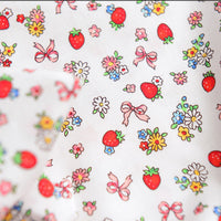 HKM-866259 Floral Cotton Fabric for Printing and Dyeing - Versatile DIY Material in Various Colors and Patterns