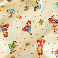 HKM-866259 Floral Cotton Fabric for Printing and Dyeing - Versatile DIY Material in Various Colors and Patterns