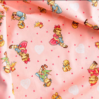 HKM-866259 Floral Cotton Fabric for Printing and Dyeing - Versatile DIY Material in Various Colors and Patterns