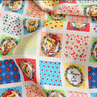 HKM-866259 Floral Cotton Fabric for Printing and Dyeing - Versatile DIY Material in Various Colors and Patterns