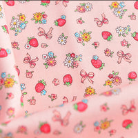 HKM-866259 Floral Cotton Fabric for Printing and Dyeing - Versatile DIY Material in Various Colors and Patterns