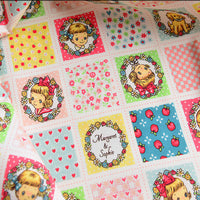 HKM-866259 Floral Cotton Fabric for Printing and Dyeing - Versatile DIY Material in Various Colors and Patterns