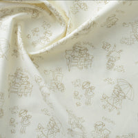 HKM-866259 Floral Cotton Fabric for Printing and Dyeing - Versatile DIY Material in Various Colors and Patterns