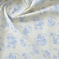 HKM-866259 Floral Cotton Fabric for Printing and Dyeing - Versatile DIY Material in Various Colors and Patterns
