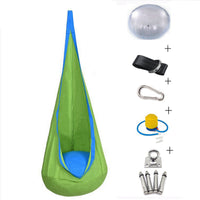 HKM-866259 Inflatable Children's Pod Hammock - Indoor/Outdoor Hanging Chair, 70x150cm, Supports Up to 220 lbs