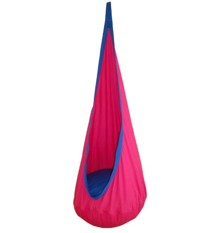 HKM-866259 Inflatable Children's Pod Hammock - Indoor/Outdoor Hanging Chair, 70x150cm, Supports Up to 220 lbs