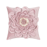 HKM-866387 Three-Dimensional Embroidered Flannel Pillowcase with Floral Design - 45x45cm