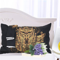 HKM-866579 Owl Wind Chimes Bedding Set - Duvet Cover and Pillow Shams in Various Sizes