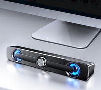 HKM-866643 Long 3.5MM Audio Connection Speaker with USB Power and Built-in Lithium Battery