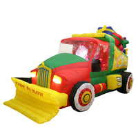HKM-866707 Inflatable Santa Snow Clearer Christmas Decoration - Cloth Material, European & American Standards