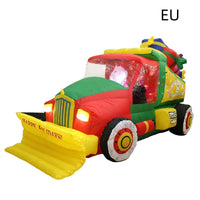 HKM-866707 Inflatable Santa Snow Clearer Christmas Decoration - Cloth Material, European & American Standards