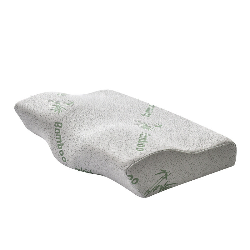 HKM-866707 Memory Foam Butterfly Pillow with Pure Cotton Cover - Multiple Color Options Available