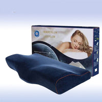 HKM-866707 Memory Foam Butterfly Pillow with Pure Cotton Cover - Multiple Color Options Available