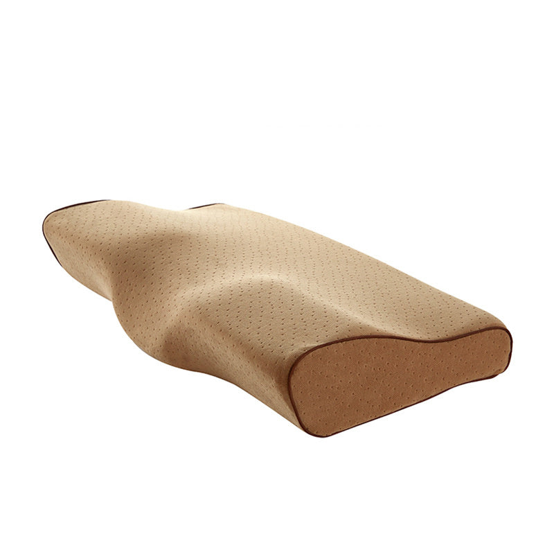 HKM-866707 Memory Foam Butterfly Pillow with Pure Cotton Cover - Multiple Color Options Available