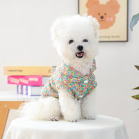 HKM-866835 Colorful Candy Hoodie for Small Dogs and Cats - Unisex Polyester Pet Sweater