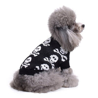HKM-867091 Cozy Polyester Pet Sweater - Available in Pink, Gray, Black, Red, and Blue, Sizes XS to XXL
