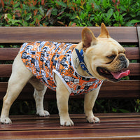 HKM-867155 Summer Yellow Dog Vest – Comfortable Polyester Pet Clothing in Various Sizes