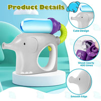 HKM-867219 Cute Electric Elephant Water Shooter Toy for Kids with Tanks