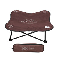 HKM-867219 Folding Outdoor Pet Bed with Detachable Washable Mat, Stable Aluminum Alloy Frame, Ideal for Indoor & Outdoor Use