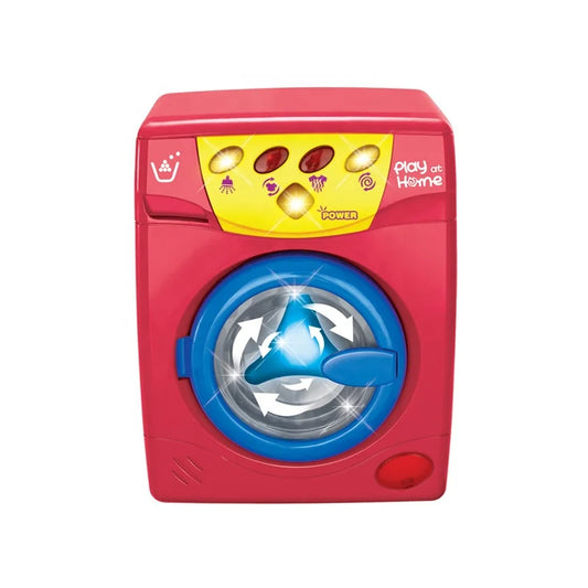 KTX-867411 Mini Electric Washing Machine Toy for Kids - Pretend Play for Ages 2-7 Years