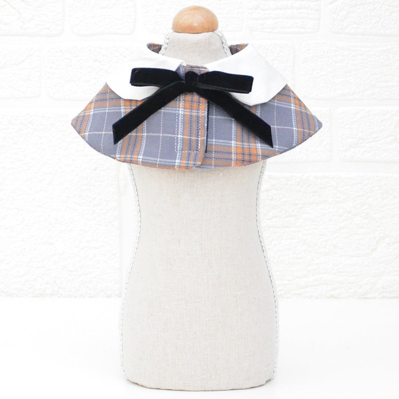 HKM-867667 Casual Pet Bow Tie with Cotton Saliva Towel for Dogs and Cats - Sizes S, M, L Available