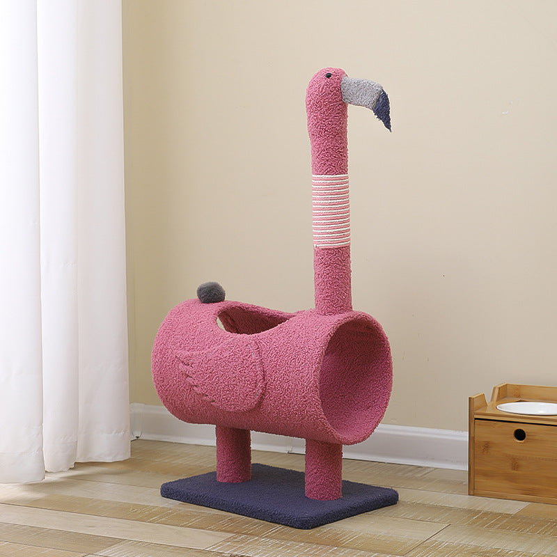 HKM-867731 Cat Climbing Frame with Sisal Scratching Post and Jumping Platforms in Multiple Fun Designs
