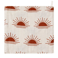 HKM-867731 Double Layer Bamboo Cotton Baby Gauze Saliva Towel with Various Fun Patterns for Infants and Toddlers