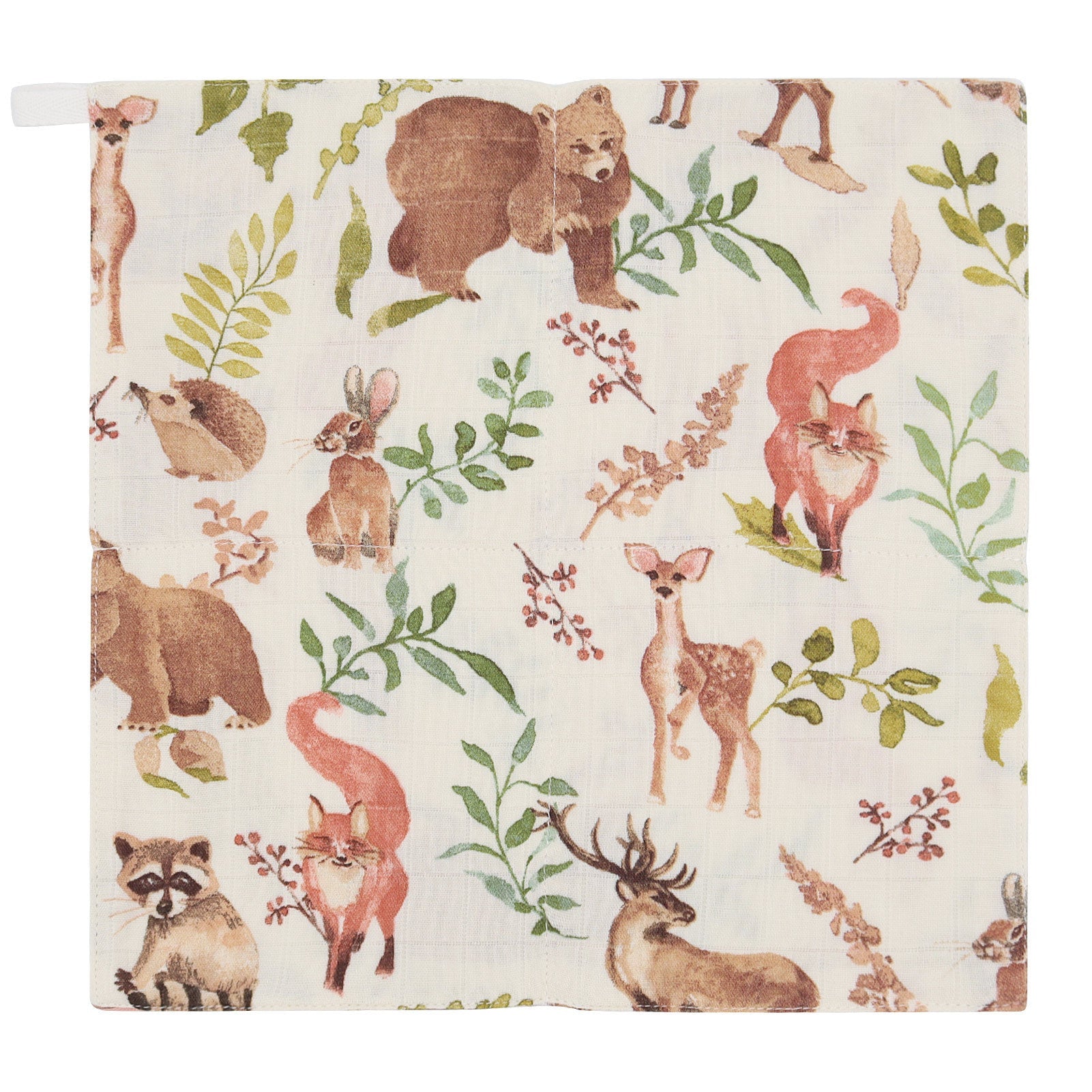 HKM-867731 Double Layer Bamboo Cotton Baby Gauze Saliva Towel with Various Fun Patterns for Infants and Toddlers