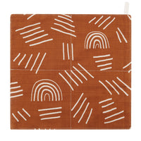 HKM-867731 Double Layer Bamboo Cotton Baby Gauze Saliva Towel with Various Fun Patterns for Infants and Toddlers
