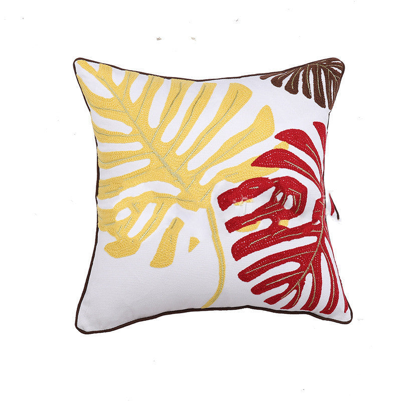 HKM-867795 Cotton Printed Modern Pillow Cover - Simple Design for Comfort
