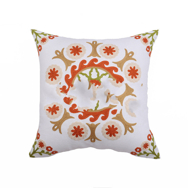 HKM-867795 Cotton Printed Modern Pillow Cover - Simple Design for Comfort