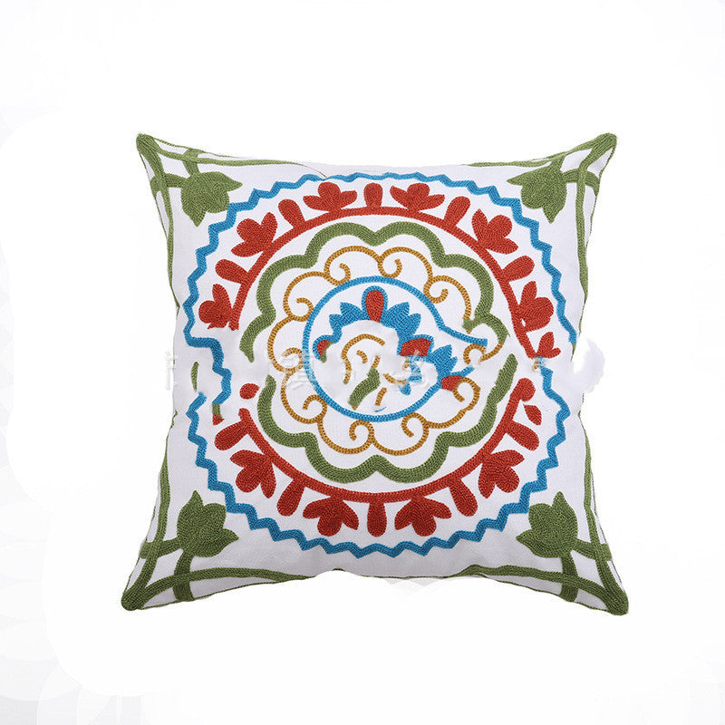 HKM-867795 Cotton Printed Modern Pillow Cover - Simple Design for Comfort