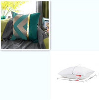HKM-867859 Light Luxury Striped Silk Pillowcase with PP Cotton Filling