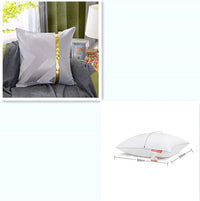 HKM-867859 Light Luxury Striped Silk Pillowcase with PP Cotton Filling
