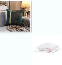 HKM-867859 Light Luxury Striped Silk Pillowcase with PP Cotton Filling