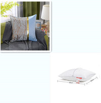 HKM-867859 Light Luxury Striped Silk Pillowcase with PP Cotton Filling