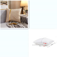 HKM-867859 Light Luxury Striped Silk Pillowcase with PP Cotton Filling