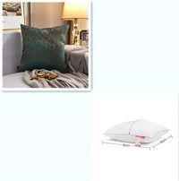 HKM-867859 Light Luxury Striped Silk Pillowcase with PP Cotton Filling