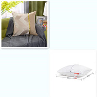 HKM-867859 Light Luxury Striped Silk Pillowcase with PP Cotton Filling