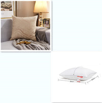 HKM-867859 Light Luxury Striped Silk Pillowcase with PP Cotton Filling